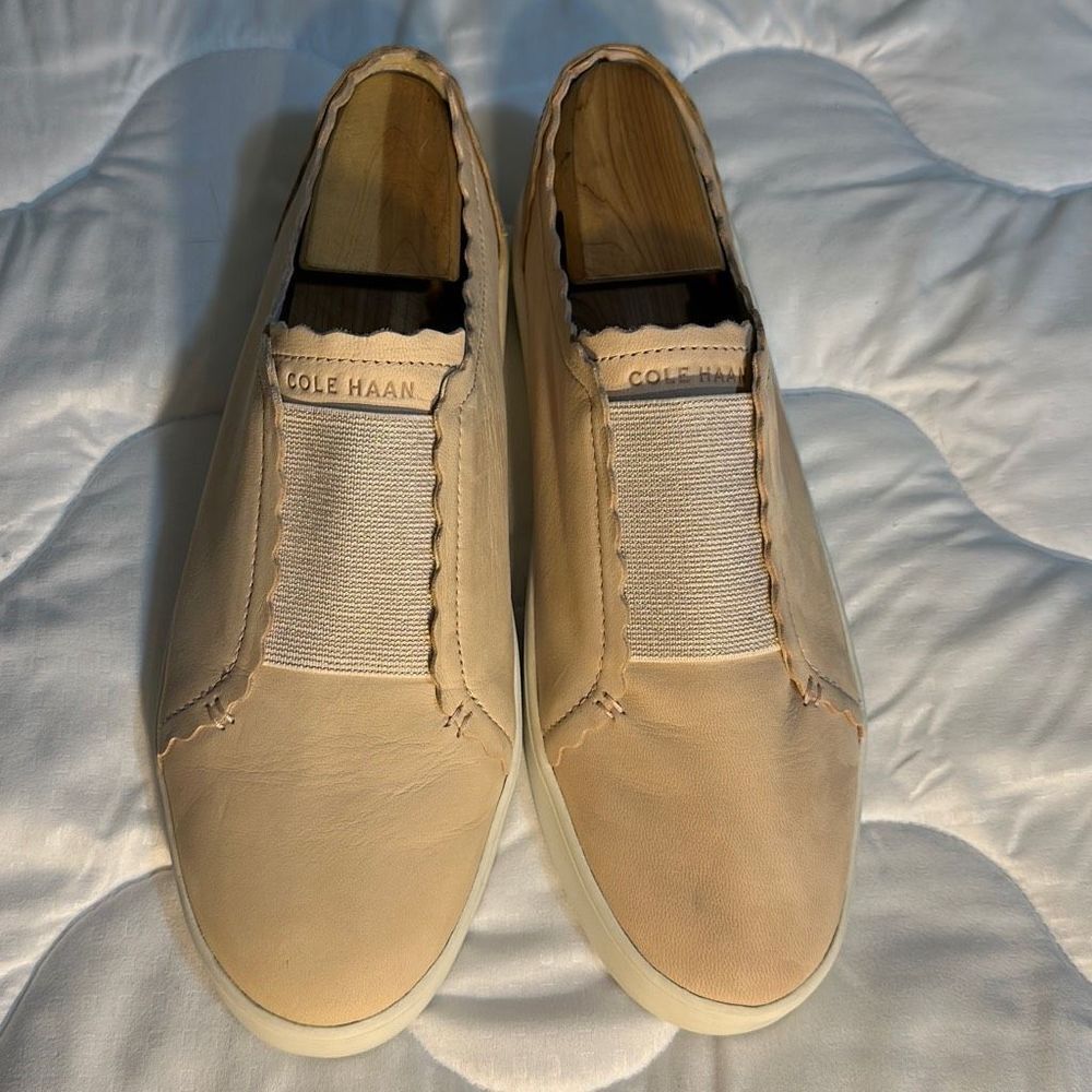 Cole Haan Grand OS Pink Slip ons Size 9/8